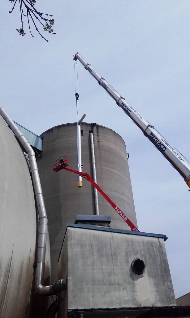 installation de dépoussiérage et filtration poussières ATEX